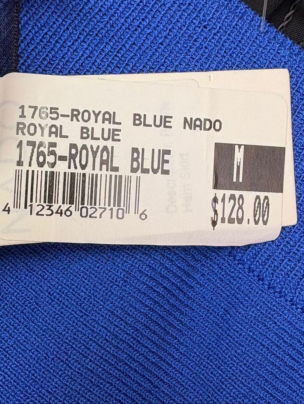 Ruffle-Hem Midi Skirt in Cobalt Blue - Picture 3 of 7
